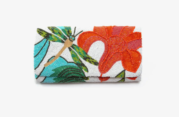 Dragonfly Beaded Bag