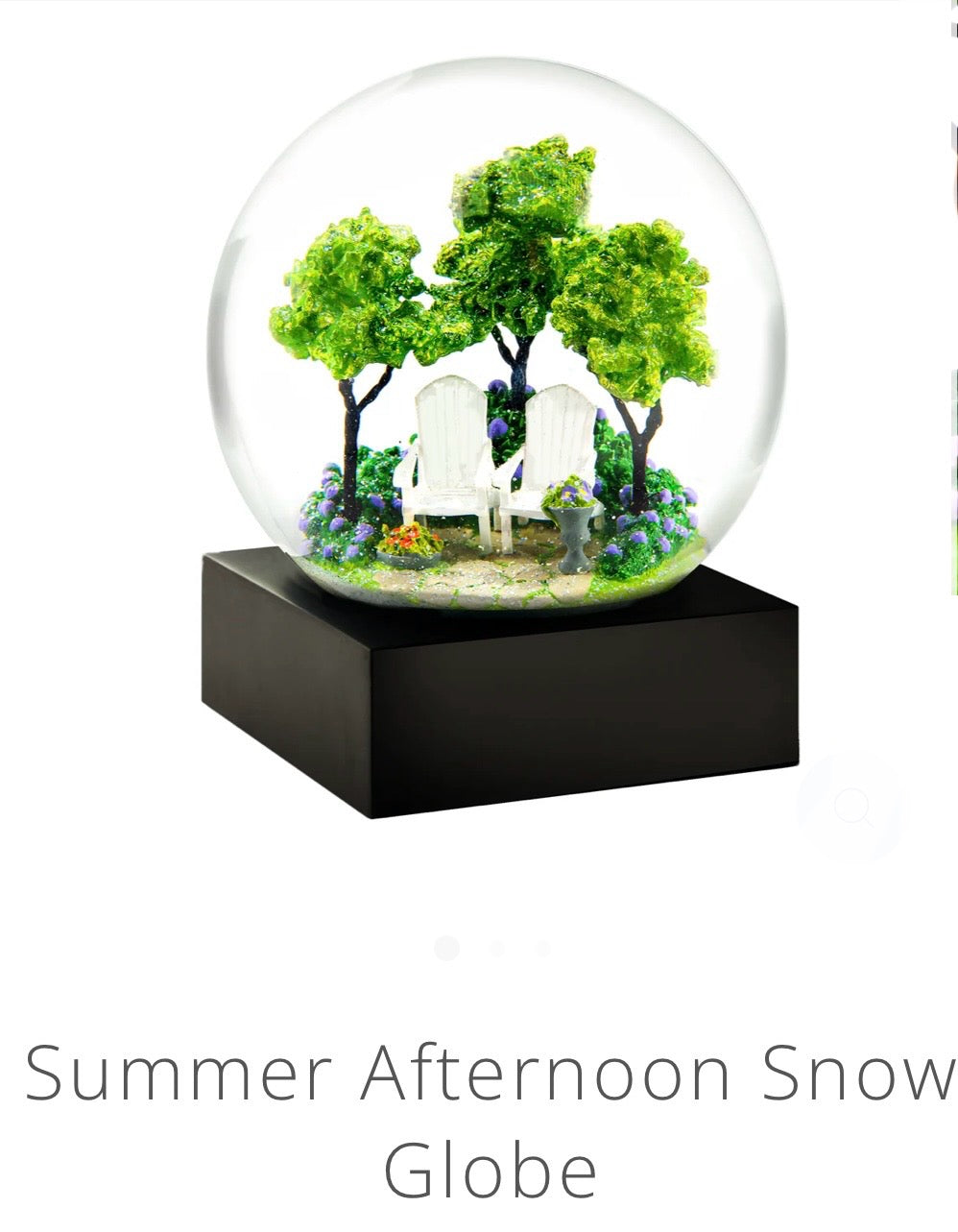 Summer Afternoon Snow Globe