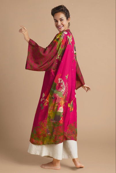 Powder Hummingbird Kimono