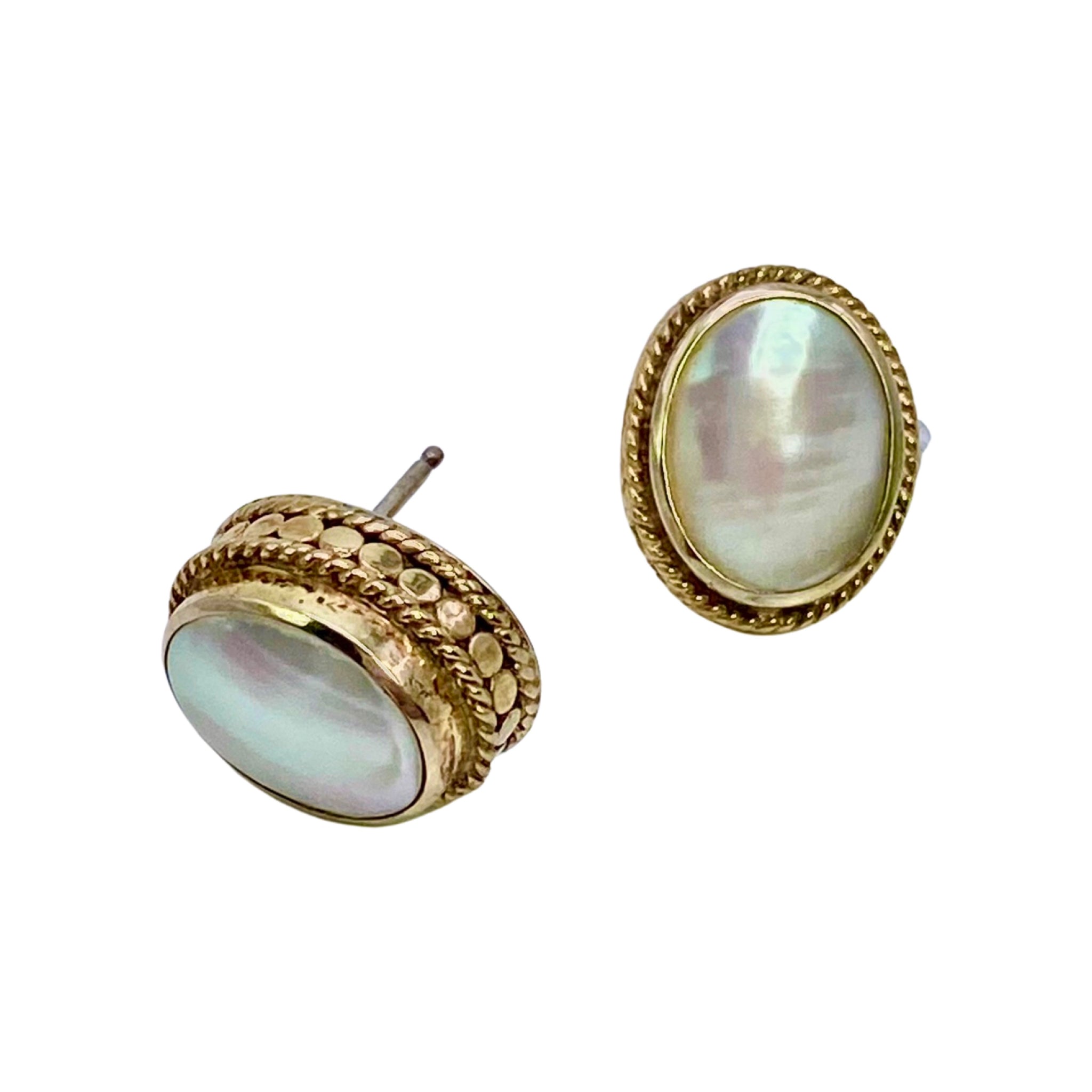Anna Beck Mother of Pearl Stud Earrings - Available at Shaylula Jewlery & Gifts in Tarrytown, NY