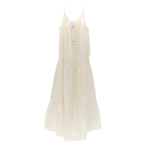 Echo Design NY Double Gauze Tiered Maxi Breeze Dress available at Shaylula Jewlery & Gifts in Tarrytown, NY and online. The Maxi Breeze Dress is light as air and super soft! This perfect weight cotton dress will be your go-to all season long.  • Cotton