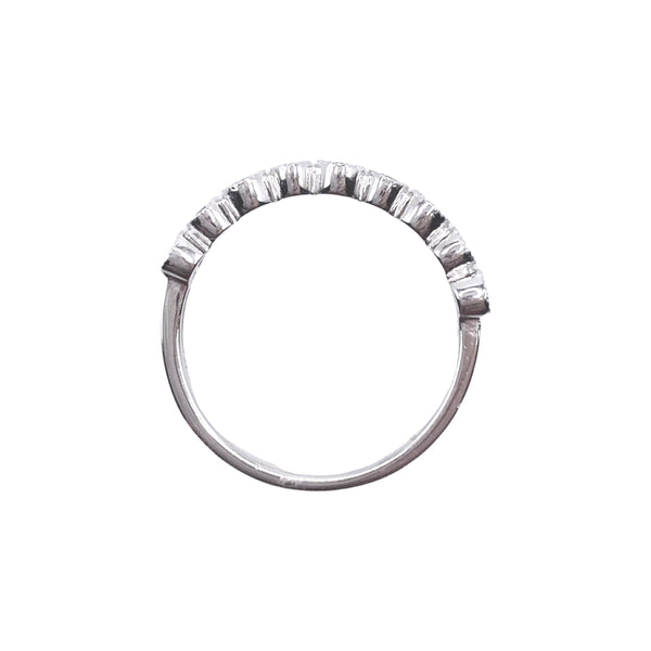 Milgrain Half Eternity Diamond Band Available at Shaylula Jewlery & Gifts in Tarrytown, NY and online. This milgrain half eternity diamond band makes the perfect wedding band or stacking ring. Mix it with different metals, textures and with rings to create your own unique look.  • 14k, .32 ct dia  • Size